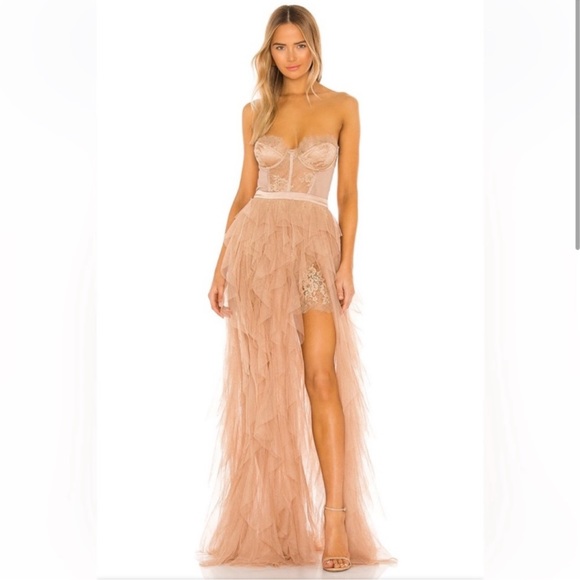 For Love & Lemons ‘Bustier Gown’ - Picture 1 of 6